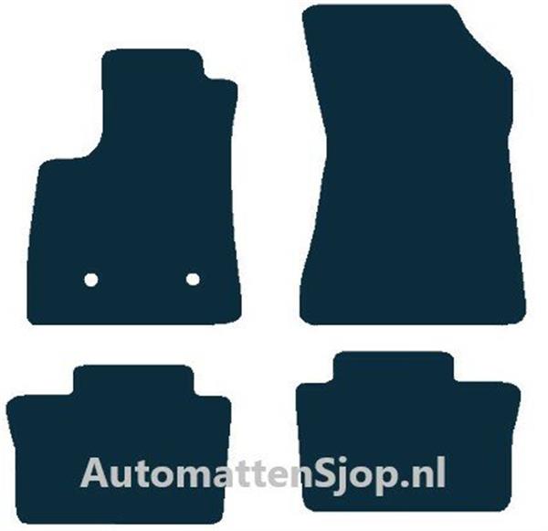 Grote foto luxe velours zwart automatten renault austral mild hybrid 2022 heden auto onderdelen overige auto onderdelen