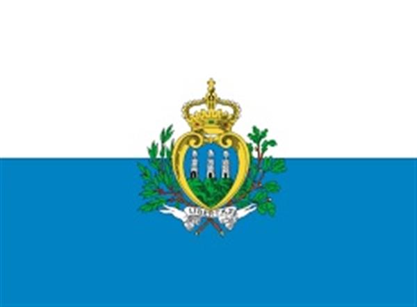 Grote foto san marino 2 euro 2015 25 jaar duitse hereniging gekleurd verzamelen munten overige