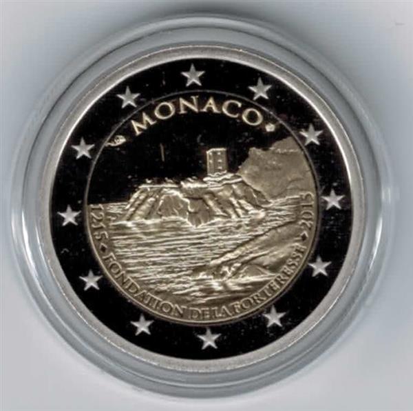 Grote foto monaco 2 euro 2015 800 jaar vesting monaco verzamelen munten overige