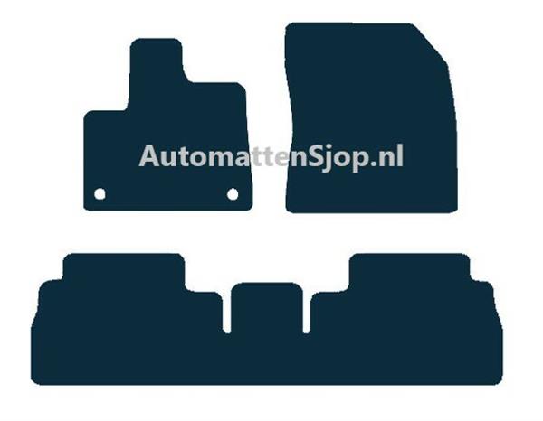 Grote foto luxe velours zwart automatten fiat e doblo combi 2022 heden auto onderdelen overige auto onderdelen