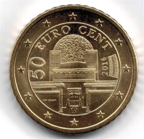 Grote foto oostenrijk 50 cent 2016 unc verzamelen munten overige