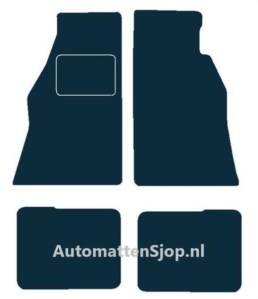 Grote foto super luxe velours zwart automatten jaguar e type 2 2 serie 1.5 1966 1971 auto onderdelen overige auto onderdelen