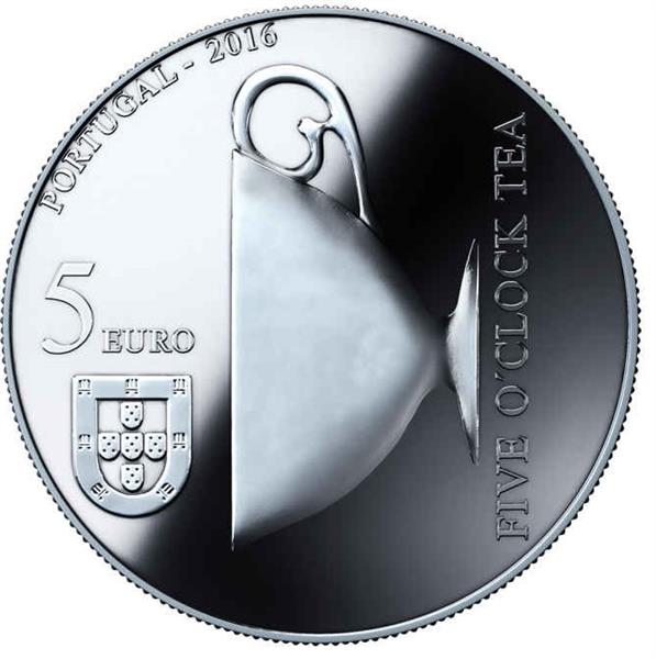 Grote foto portugal 5 euro 2016 catharina de braganca verzamelen munten overige
