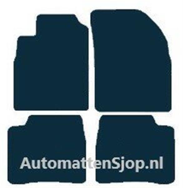 Grote foto luxe velours zwart automatten hyundai sonata iv 2001 2005 auto onderdelen overige auto onderdelen