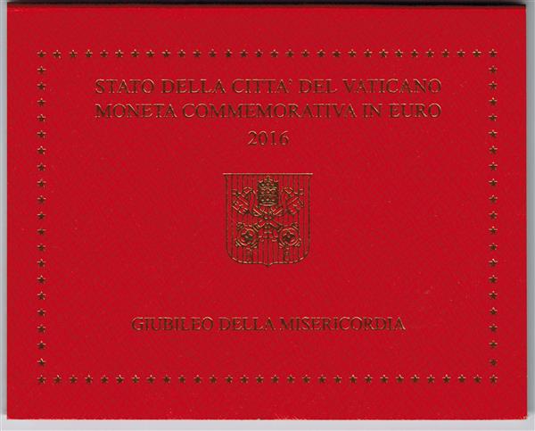 Grote foto vaticaan 2 euro 2016 jaar van de barmhartigheid verzamelen munten overige