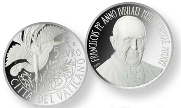 Grote foto vaticaan 5 euro en 10 euro 2016 zilver verzamelen munten overige