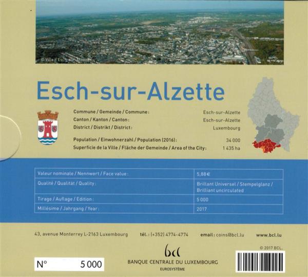 Grote foto luxemburg bu 2017 verzamelen munten overige