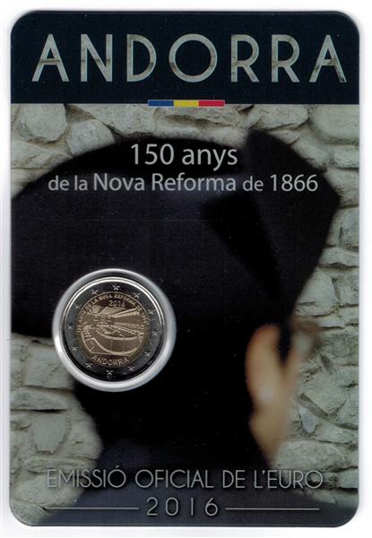 Grote foto andorra 2 euro 2016 150 jaar grondwet verzamelen munten overige