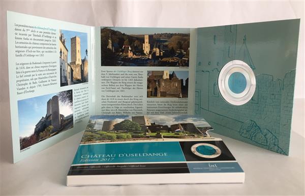 Grote foto luxemburg 5 euro 2017 kasteel useldange verzamelen munten overige