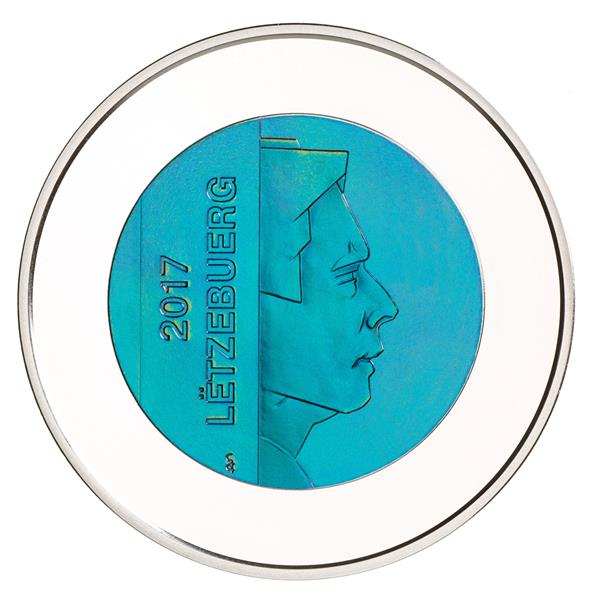 Grote foto luxemburg 5 euro 2017 kasteel useldange verzamelen munten overige