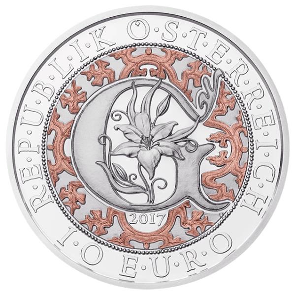 Grote foto oostenrijk 10 euro 2017 engel gabri l proof gekleurd verzamelen munten overige