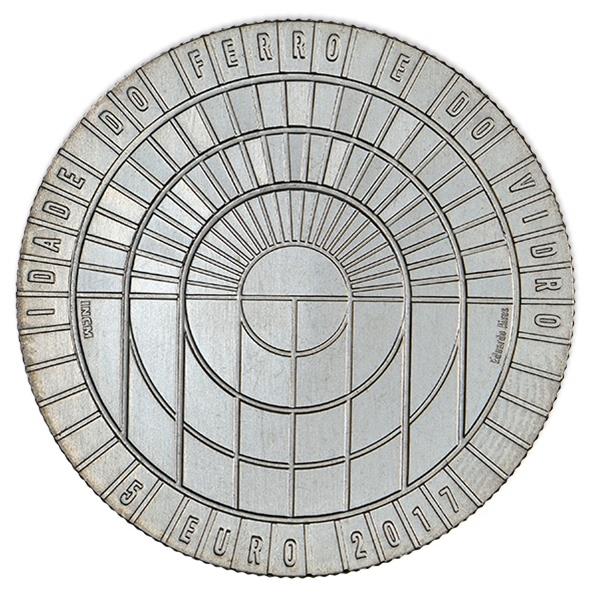 Grote foto portugal 5 euro 2017 ijzer en glas verzamelen munten overige