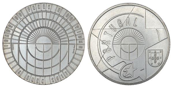 Grote foto portugal 5 euro 2017 ijzer en glas verzamelen munten overige
