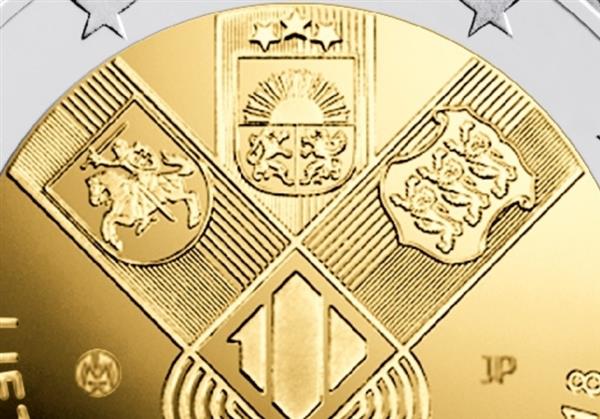 Grote foto letland 2 euro 2018 baltische onafhankelijkheid verzilverd verzamelen munten overige