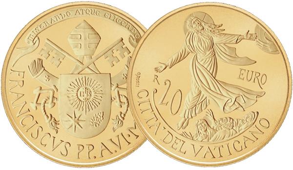 Grote foto vaticaan 20 euro en 50 euro 2018 goud proof verzamelen munten overige