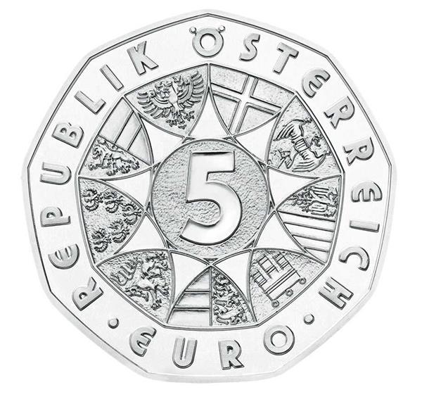 Grote foto oostenrijk 5 euro 2019 levensvreugde zilver bu verzamelen munten overige