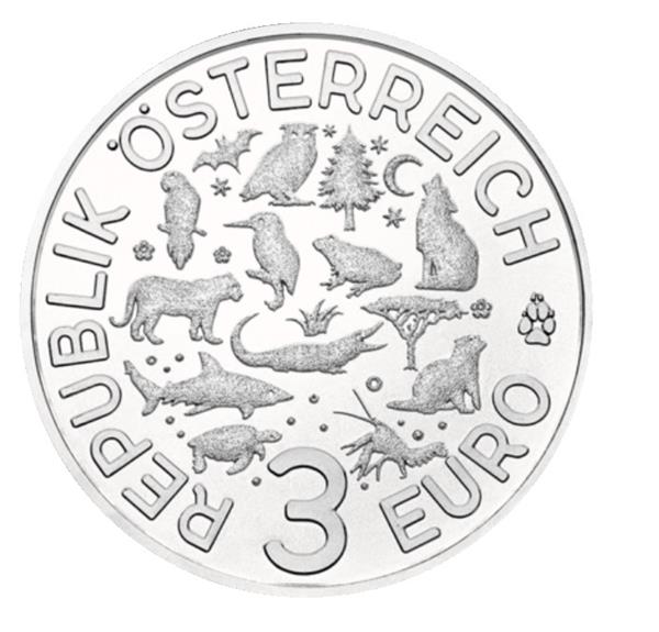 Grote foto oostenrijk 3 euro 2019 schildpad verzamelen munten overige