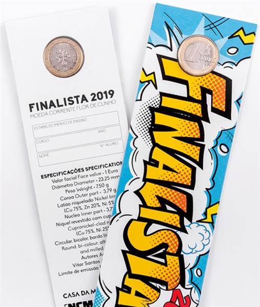 Grote foto portugal 1 euro 2019 studenten coincard verzamelen munten overige