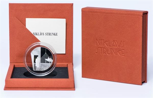 Grote foto letland 5 euro 2019 niklavs strunke verzamelen munten overige