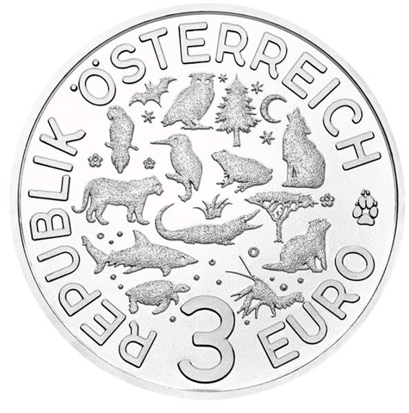 Grote foto oostenrijk 3 euro 2019 rivierkreeft verzamelen munten overige