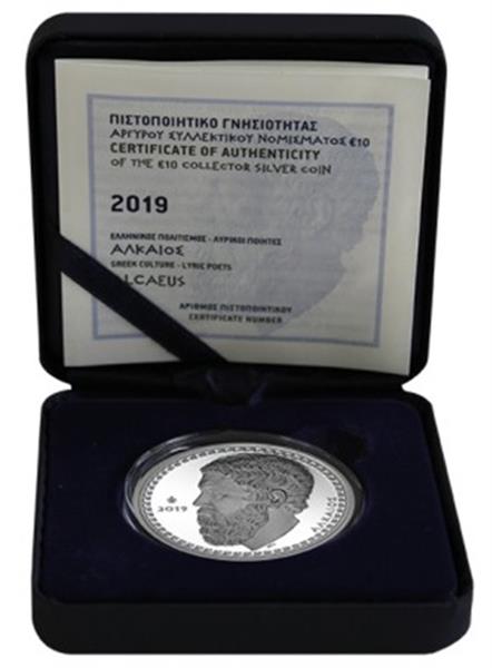 Grote foto griekenland 10 euro 2019 alcaeus verzamelen munten overige