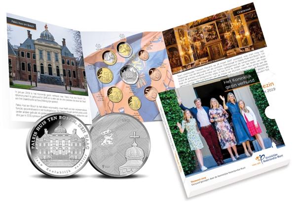 Grote foto nederland bu 2019 themaset het koninklijk gezin verhuisd verzamelen munten overige