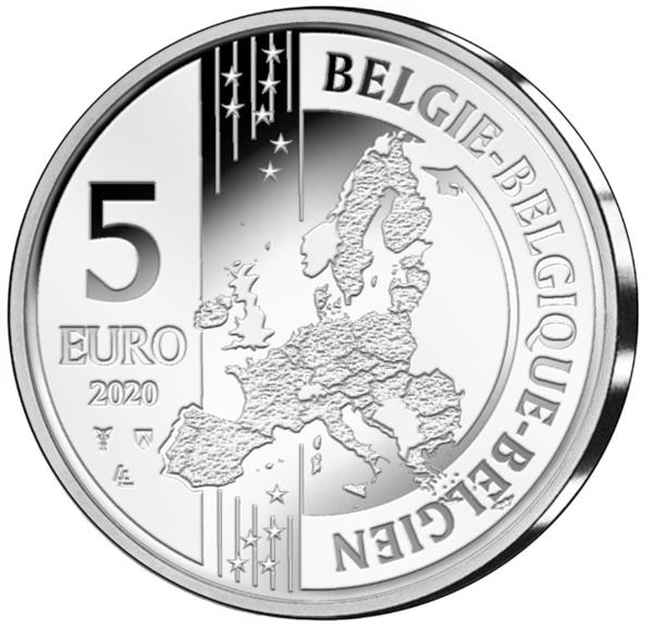 Grote foto belgi 5 euro 2020 suske en wiske verzamelen munten overige