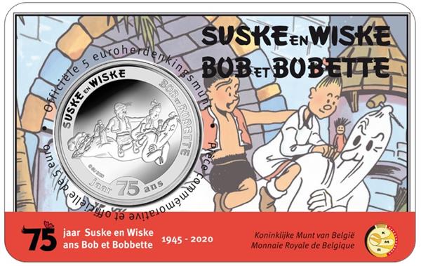 Grote foto belgi 5 euro 2020 suske en wiske verzamelen munten overige
