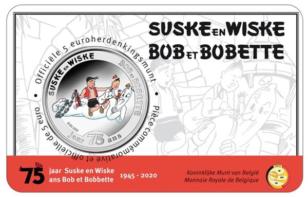Grote foto belgi 5 euro 2020 suske en wiske gekleurd verzamelen munten overige