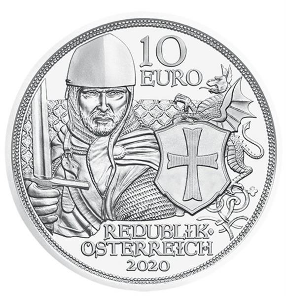 Grote foto oostenrijk 10 euro 2020 dapperheid zilver bu verzamelen munten overige
