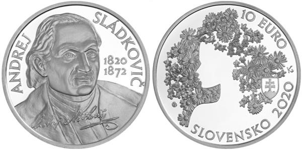 Grote foto slowakije 10 euro 2020 andrej sladkovic verzamelen munten overige
