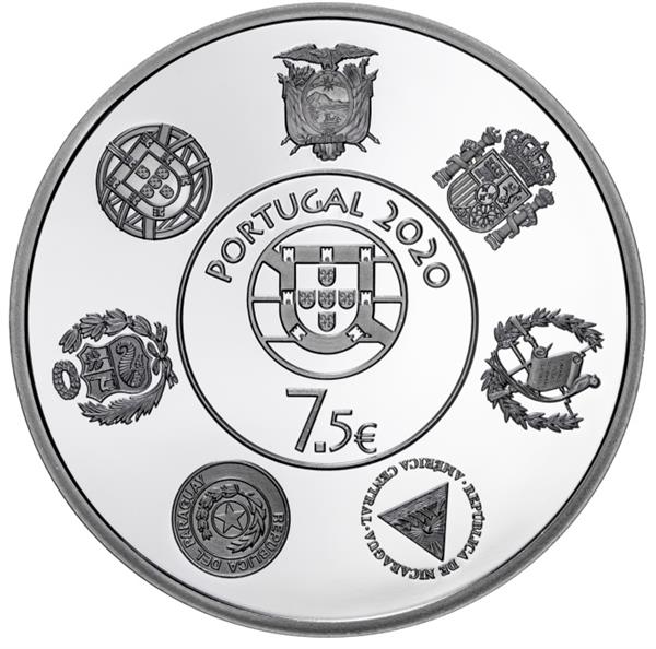 Grote foto portugal 7 5 euro 2020 historische treinen verzamelen munten overige