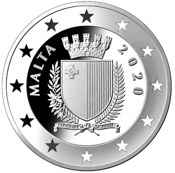 Grote foto malta 10 euro 2020 einde tweede wereldoorlog verzamelen munten overige