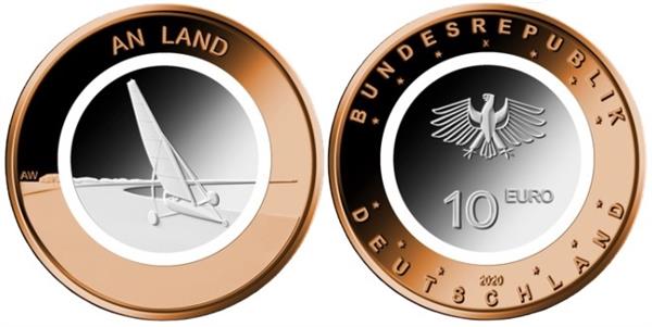 Grote foto duitsland 10 euro 2020 op het land verzamelen munten overige