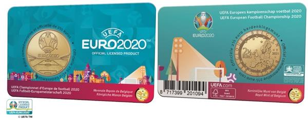Grote foto belgi 2 5 euro 2021 het ek 2020 coincard frans verzamelen munten overige