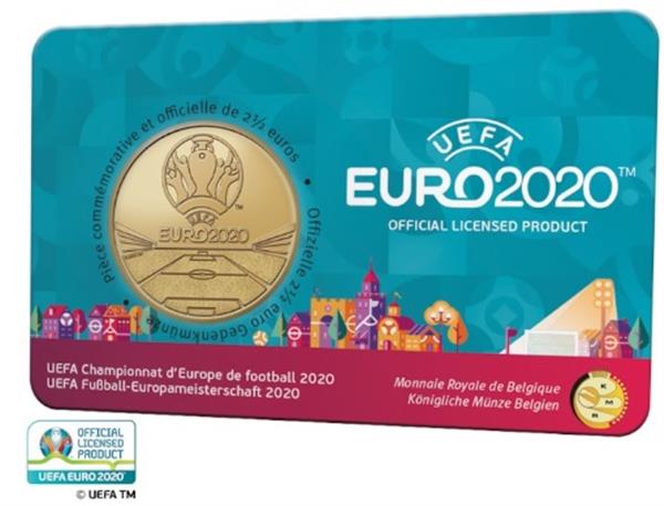 Grote foto belgi 2 5 euro 2021 het ek 2020 coincard frans verzamelen munten overige