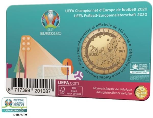 Grote foto belgi 2 5 euro 2021 het ek 2020 coincard nederlands verzamelen munten overige