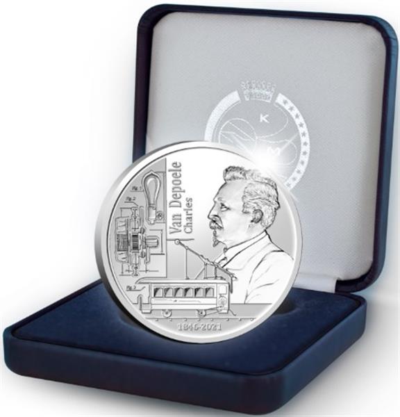Grote foto belgi 5 euro 2021 charles van depoele verzamelen munten overige