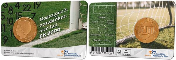 Grote foto nederland coincard 2021 het ek vijfje verzamelen munten overige