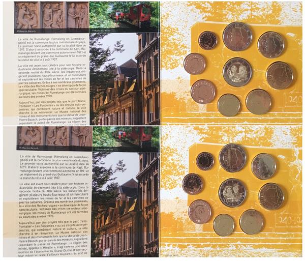 Grote foto luxemburg bu 2021 2 sets 2 euro huwelijk jean foto verzamelen munten overige