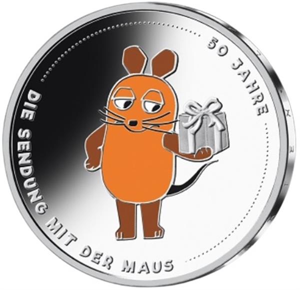 Grote foto duitsland 20 euro 2021 die sendung mit der maus verzamelen munten overige