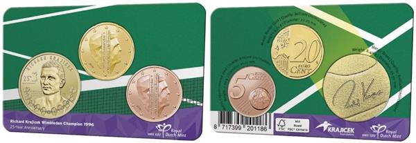 Grote foto nederland coincard 2021 richard krajicek verzamelen munten overige
