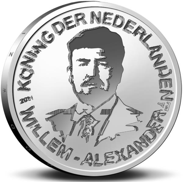 Grote foto nederland 5 euro 2021 40 jaar jeugdjournaal coincard bu verzamelen munten overige
