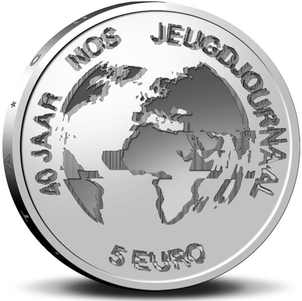 Grote foto nederland 5 euro 2021 40 jaar jeugdjournaal coincard bu verzamelen munten overige