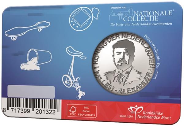 Grote foto nederland 5 euro 2021 40 jaar jeugdjournaal coincard bu verzamelen munten overige