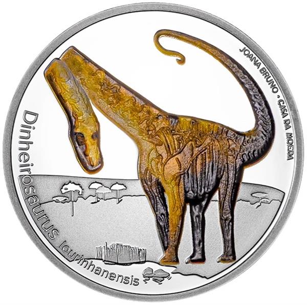 Grote foto portugal 5 euro 2021 proof dinheirosaurus lourinhanensis verzamelen munten overige
