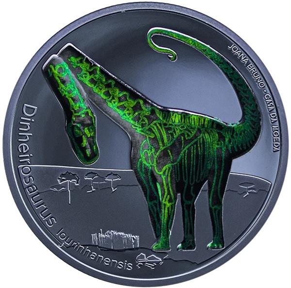 Grote foto portugal 5 euro 2021 proof dinheirosaurus lourinhanensis verzamelen munten overige