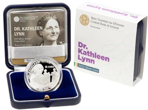 Grote foto ierland 15 euro 2022 kathleen lynn verzamelen munten overige