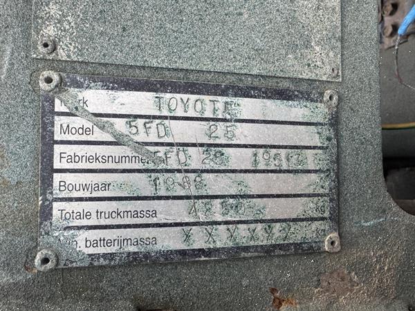 Grote foto toyota fd25d agrarisch heftrucks