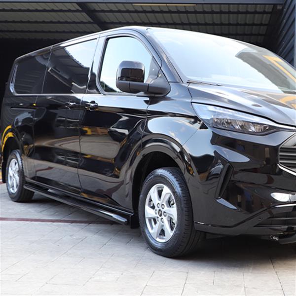 Grote foto sidebars zwart rvs ford transit custom 2023 auto onderdelen overige auto onderdelen